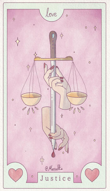 Justice Tarrot Design